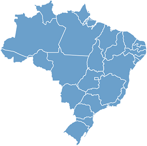 Atendimento em todo o Brasil